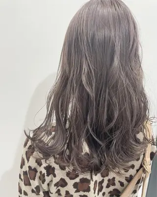 セミロング カラー 宮本 円のヘアスタイル