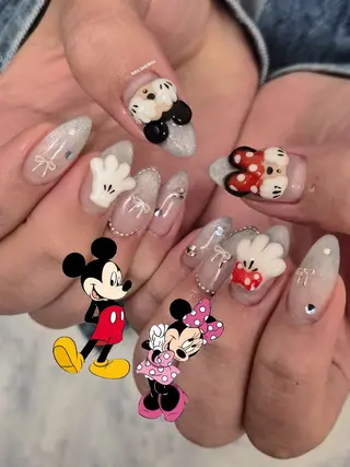 ネイル 3dパーツ/流行り 👧shushu❤️のネイルデザイン