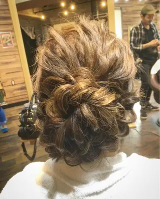 セミロング カラー ヘアアレンジ 川名 充✂️のヘアスタイル