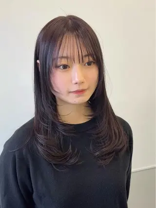 ロング カラー 韓国ヘア🇰🇷 スズキのヘアスタイル