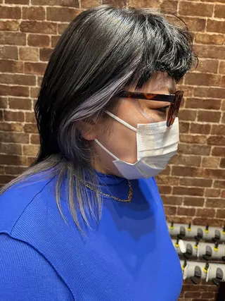 ロング カラー パーマ ヘアアレンジ メンズ キッズ ネイル マツエク・マツパ アイブロウ times salon名駅所属・久木原 ゆりのヘアスタイル