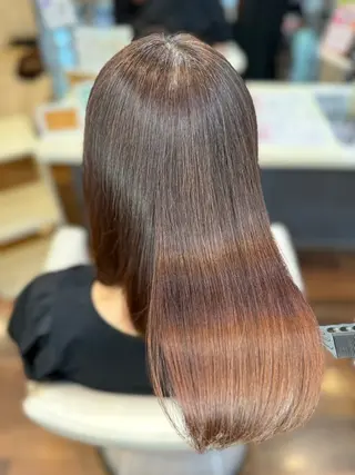 セミロング Olive 南森町店 酸性縮毛矯正のヘアスタイル
