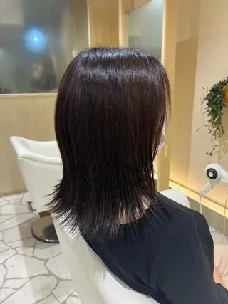 ミディアム 山口 陸のヘアスタイル