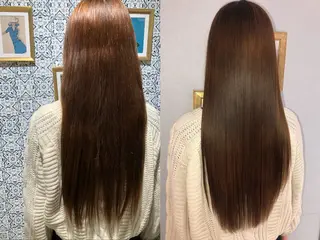 ロング 髪質改善　縮毛の達人 矢井由真のヘアスタイル