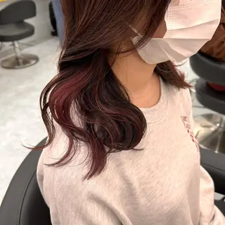 セミロング 💖札幌カラー 指名No.1💖玲奈のヘアスタイル