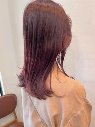 セミロング カラー 銀座/レイヤーカット 🩵三浦紗弓🩵のヘアスタイル