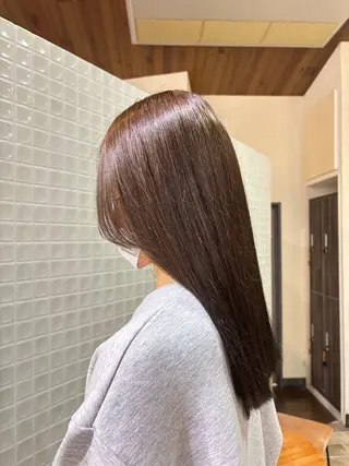 セミロング カラー 楠瀬 綾乃のヘアスタイル