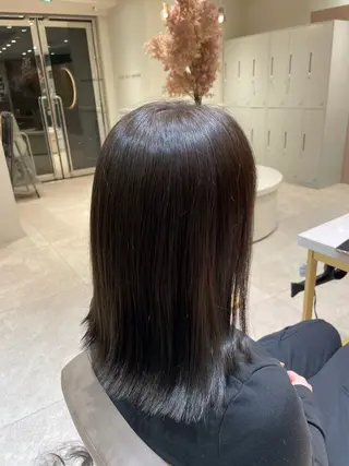 ミディアム カラー 髪質改善 BlancHairのヘアスタイル