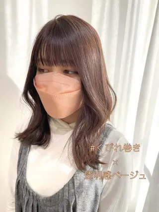 セミロング カラー 過去一の柔髪ヘア 🌿einshairのヘアスタイル