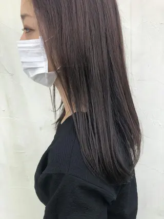 カラー ルプラボウ ふくい きなりのヘアスタイル