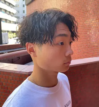 パーマ メンズ 年間2000名担当◎ パーマ職人/仲原佑樹のヘアスタイル