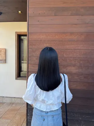 セミロング 金岡 碧のヘアスタイル