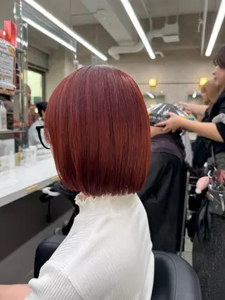 ミディアム カラー パーマ ヘアアレンジ メンズ キッズ 韓国系🇰🇷🩶 艶暗髪/MEIのヘアスタイル