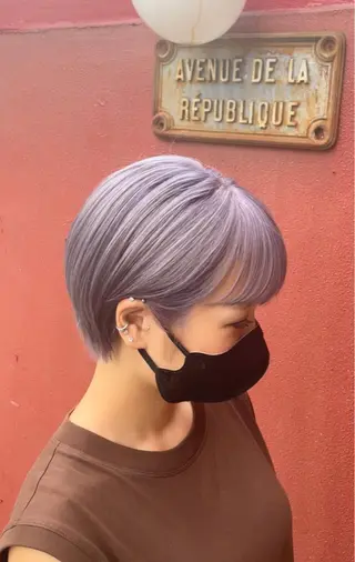 ショート カラー パーマ ヘアアレンジ メンズ キッズ ネイル マツエク・マツパ アイブロウ 大人スタイル 太田のヘアスタイル
