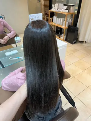 ロング カラー 竹添 有梨沙のヘアスタイル