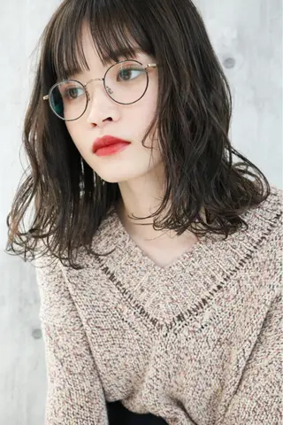 セミロング カラー パーマ ooit 【オーイット】のヘアスタイル