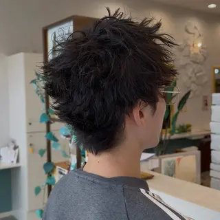 ショート パーマ メンズ HAREKE loopidea所属・【men's】 ハレケ／レイのヘアスタイル