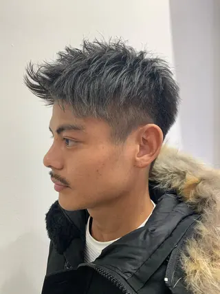 ショート メンズ 西村あきや トレンド韓国ヘアのヘアスタイル