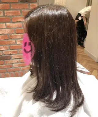 セミロング 小鹿理紗 和光市のヘアスタイル