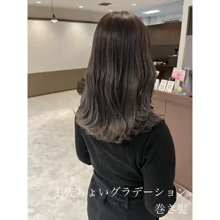 ミディアム カラー 坂井田 浩樹のヘアスタイル