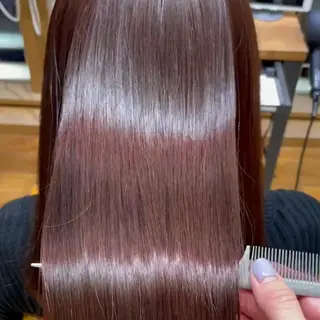 セミロング カラー 💍新宿ショート 💍岩田莉奈のヘアスタイル