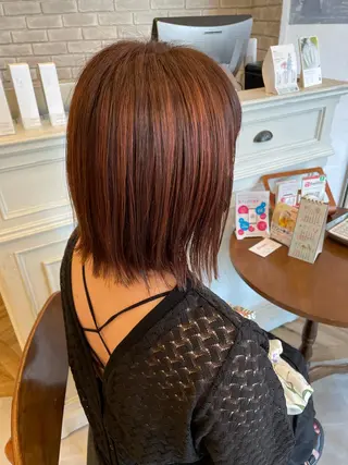カラー カワニシ ＊のヘアスタイル