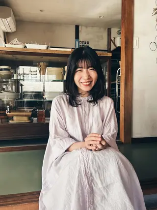 セミロング カラー 似合わせパーマ 🌼カンナのヘアスタイル