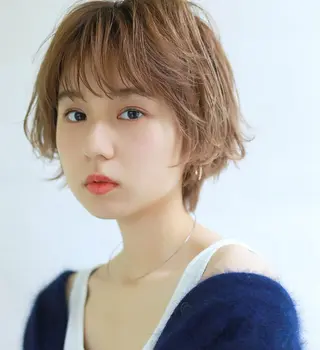 ショート パーマ 齋藤 咲のヘアスタイル