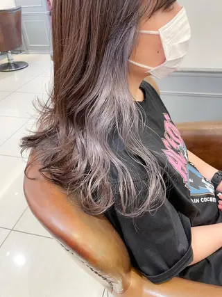 セミロング カラー ✨カラー支持No.1 🧸ワキ カナコ🧸のヘアスタイル