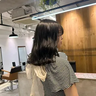 ミディアム カラー じゅわっと暖色カラー 🍊Moemiのヘアスタイル