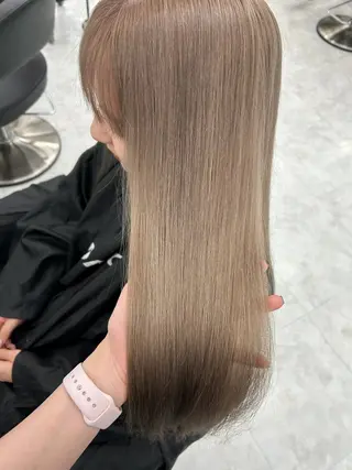 カラー 透明感ベージュ🎀 Anju/渋谷🎀のヘアスタイル
