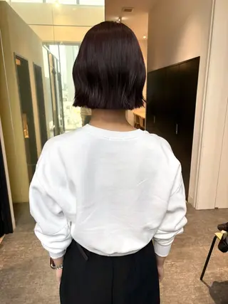 ショート カラー mao | 柔らか艶カラー🫧のヘアスタイル