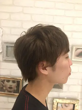ミディアム メンズ 吉村 周馬のヘアスタイル
