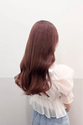 ロング カラー ヘアアレンジ 似合わせレイヤー/ 美髪縮毛矯正/ミナエのヘアスタイル