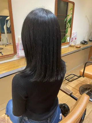 ミディアム カラー Ore／Himeka 🌷レディースのヘアスタイル