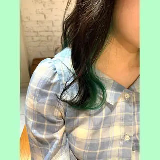 ロング カラー 浅沼 久瑠美のヘアスタイル