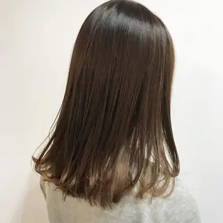 セミロング カラー 嶋佐 昌大 シマサマオのヘアスタイル