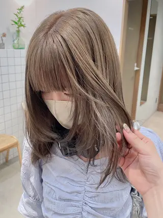 ロング カラー aco/名古屋.栄 ボブ/透明感カラーのヘアスタイル