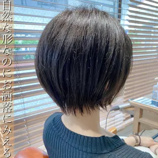 ショート ✨圧倒的満足度◎ 小顔美人ショート✨佃のヘアスタイル
