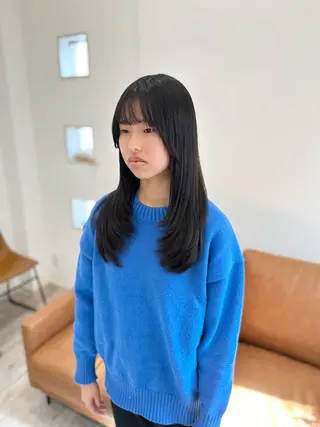 ロング 堀 大輔のヘアスタイル