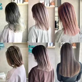 ミディアム カラー 一ノ瀬 暁のヘアスタイル