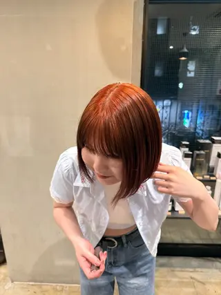 ショート カラー 博多韓国ヘア /髪質改善【美涼】のヘアスタイル