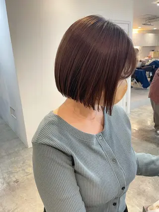 ショート カラー mizu🐾 hair braceのヘアスタイル