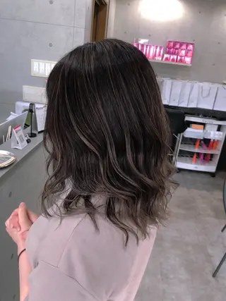 ミディアム REVE美容室 REVEマツエクのヘアスタイル