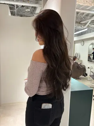 ロング カラー HIKARU副店長/ ✨️髪質改善のヘアスタイル