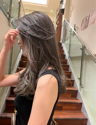 ロング ｼｮｰﾄｶｯﾄ 梅田 山下　すみれのヘアスタイル