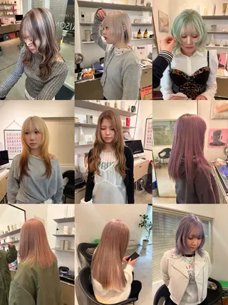 カラー Ravo所属・キラ/ハイトーン/ 天神美容室のヘアスタイル