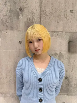 ショート カラー 【縮毛矯正ブリーチ】 MANATO🌈のヘアスタイル