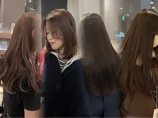 ロング カラー 韓国・透明感カラー ／堀江／みずき🐩のヘアスタイル