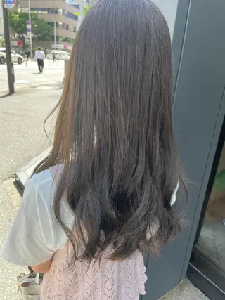 ロング カラー なかしま まなかのヘアスタイル